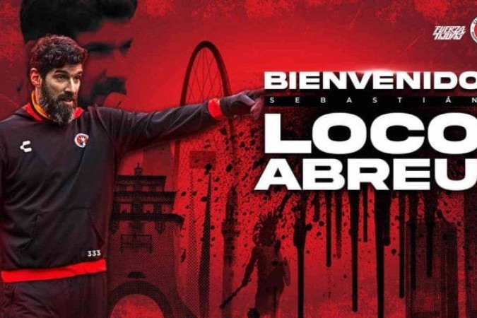 Loco Abreu será o novo técnico do Tijuana - (crédito: Foto: Divulgação/Tijuana) Loco Abreu será o novo técnico do Tijuana - (crédito: Foto: Divulgação/Tijuana)