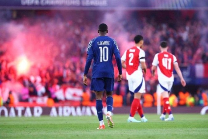 Dembélé anotou o gol soitário da partida no Emirates Stadium - (crédito: Foto: Laurène Valroff / PSG) Dembélé anotou o gol soitário da partida no Emirates Stadium - (crédito: Foto: Laurène Valroff / PSG)
