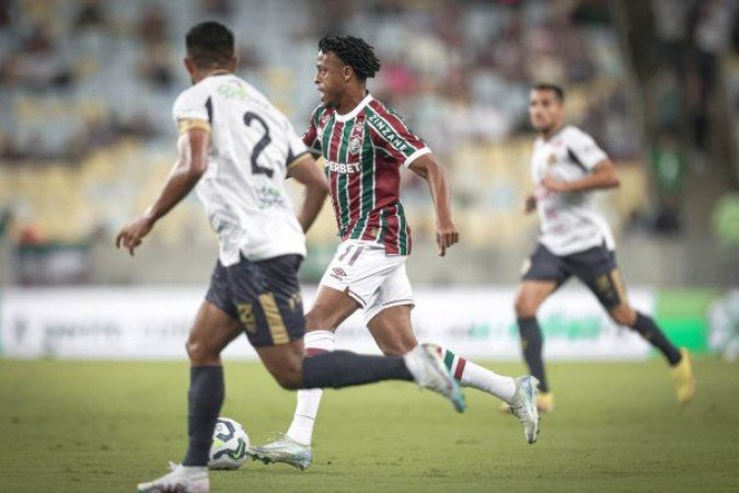 Keno se destacou pelo Fluminense na vitória sobre a Aparecidense pela Copa do Brasil - (crédito: Foto: Marcelo Gonçalves/Fluminense FC) Keno se destacou pelo Fluminense na vitória sobre a Aparecidense pela Copa do Brasil - (crédito: Foto: Marcelo Gonçalves/Fluminense FC)