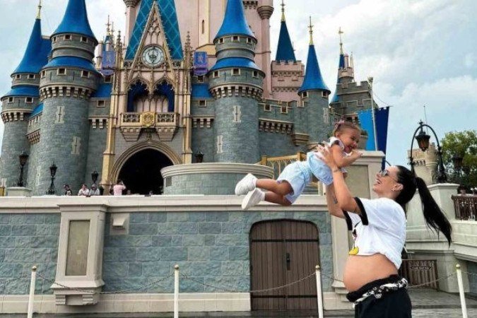 Bruna Biancardi e Mavie na Disney - (crédito: Reprodução / Instagram) Bruna Biancardi e Mavie na Disney - (crédito: Reprodução / Instagram)