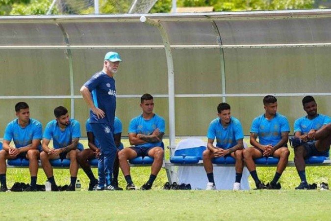 Mano busca sua primeira vitória pelo Grêmio e soma três títulos da Copa do Brasil em sua carreira - (crédito: Foto: Cristiano Oliveski / Grêmio FBPA) Mano busca sua primeira vitória pelo Grêmio e soma três títulos da Copa do Brasil em sua carreira - (crédito: Foto: Cristiano Oliveski / Grêmio FBPA)