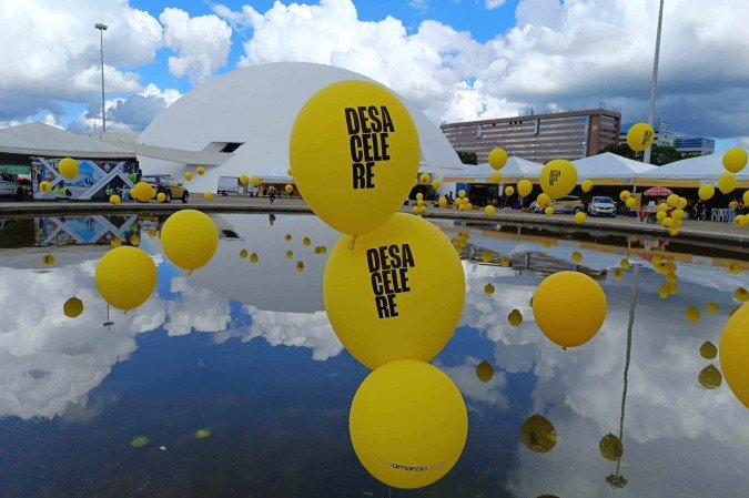 Abertura da campanha Maio Amarelo 2025 no Museu da República - (crédito: Ana Carolina Alves) Abertura da campanha Maio Amarelo 2025 no Museu da República - (crédito: Ana Carolina Alves)