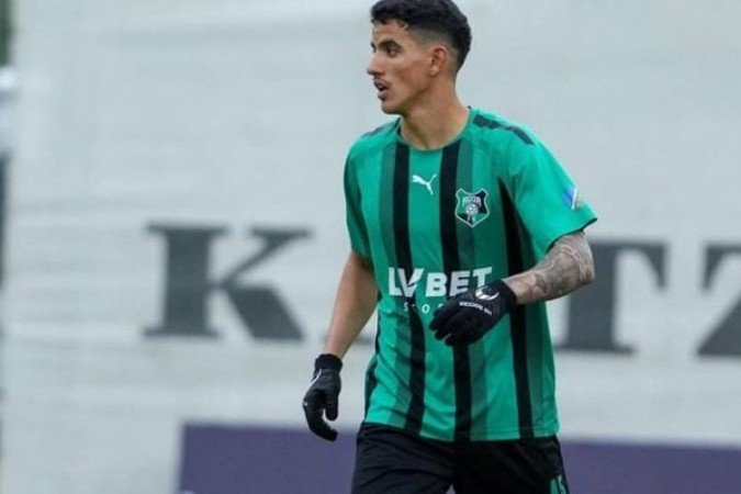 Rafael Pontelo é zagueiro do FK Auda, que briga pelo título do Campeonato Letão -  (crédito: - Foto: Divulgação/FK Auda)
