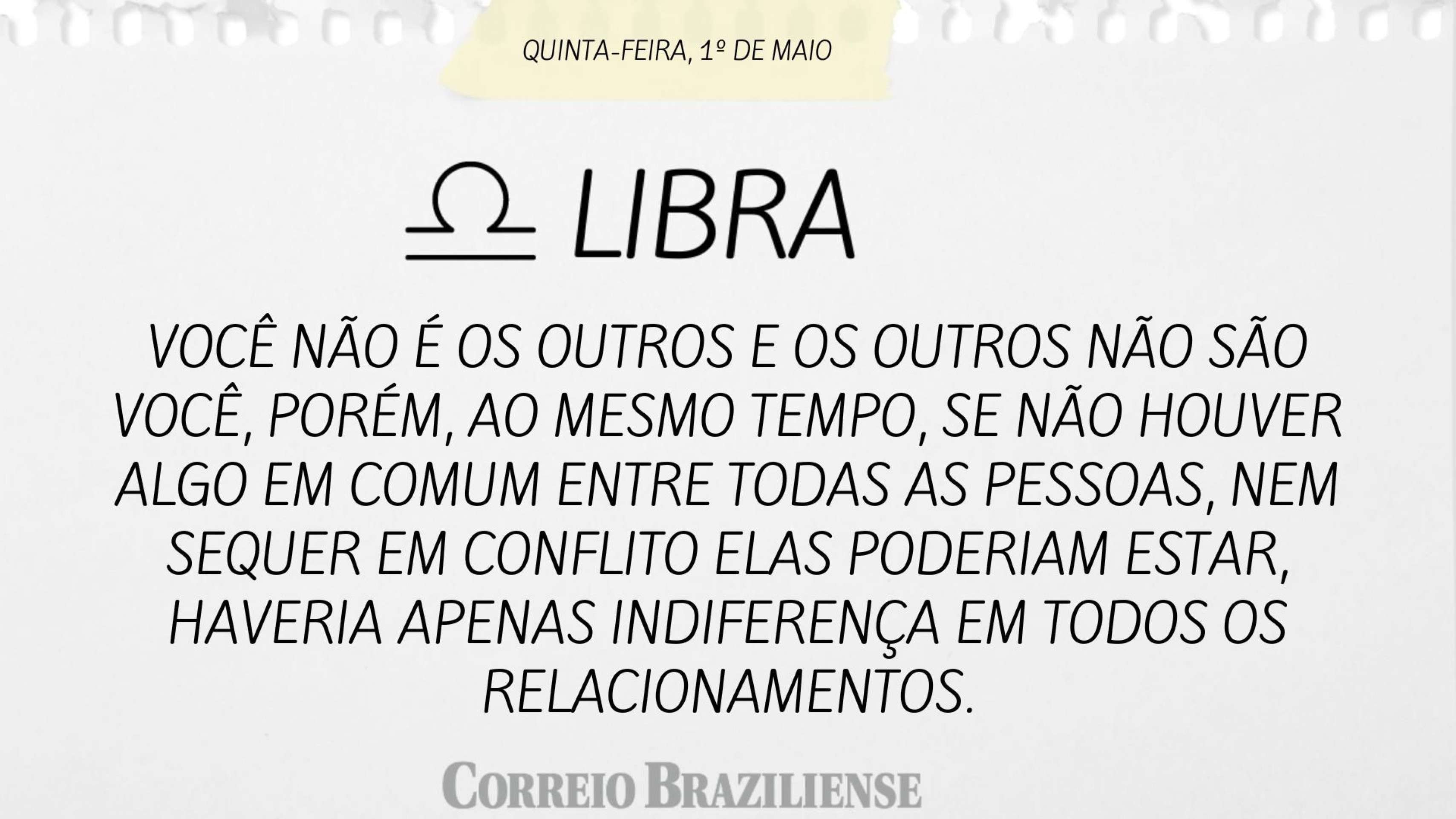 LIBRA | 1º DE MAIO