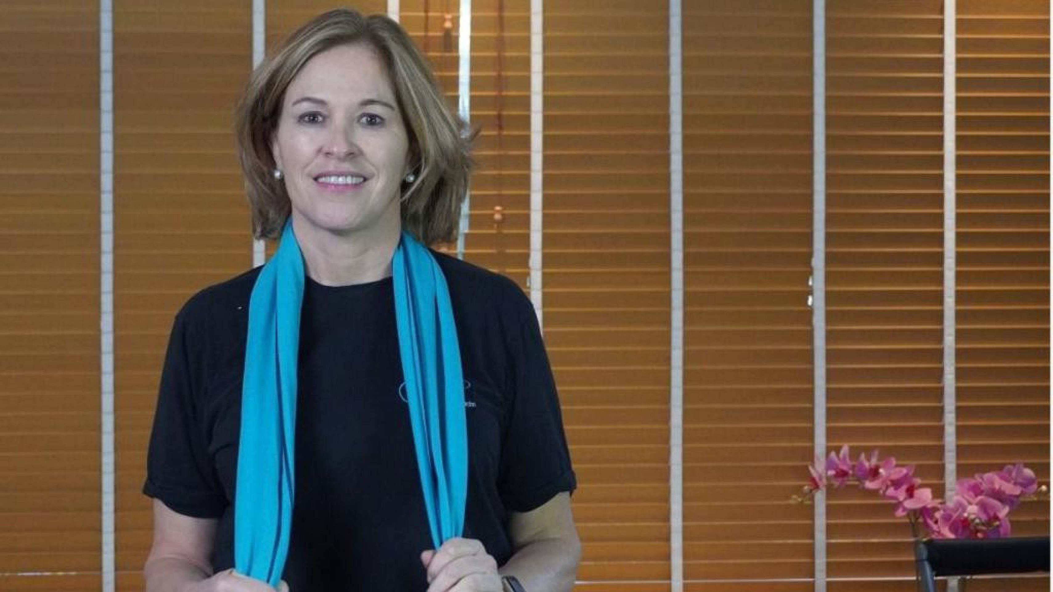 Marcela se formou em fisioterapia e estuda o movimento do corpo há 35 anos -  (crédito: Marcela Pedraza)