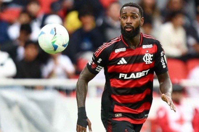 GERSON - Entrou para aumentar o volume ofensivo, mas não apareceu muito. Deu um chute para fora de fora da área. NOTA 5.0 - Foto: Gilvan de Souza/Flamengo