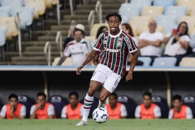 Keno em ação com a camisa do Fluminense diante da Aparecidense - (crédito: Foto: Lucas Merçon/Fluminense) Keno em ação com a camisa do Fluminense diante da Aparecidense - (crédito: Foto: Lucas Merçon/Fluminense)