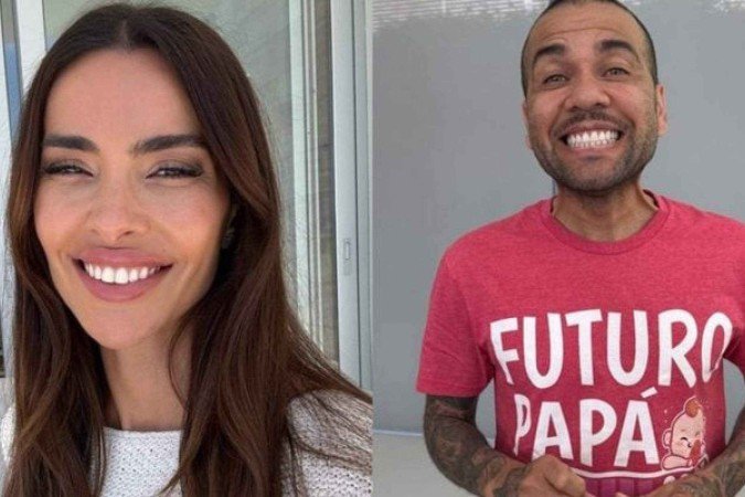 Mulher divulga primeiro registro de Daniel Alves após notícia da gravidez -  (crédito: Foto: Reprodução/Instagram)
