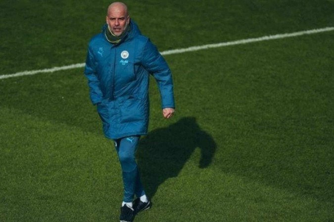 Guardiola prepara o City para o duelo diante do Wolverhampton pela rodada 35 do Inglês - (crédito: Foto: Divulgação Manchester City) Guardiola prepara o City para o duelo diante do Wolverhampton pela rodada 35 do Inglês - (crédito: Foto: Divulgação Manchester City)