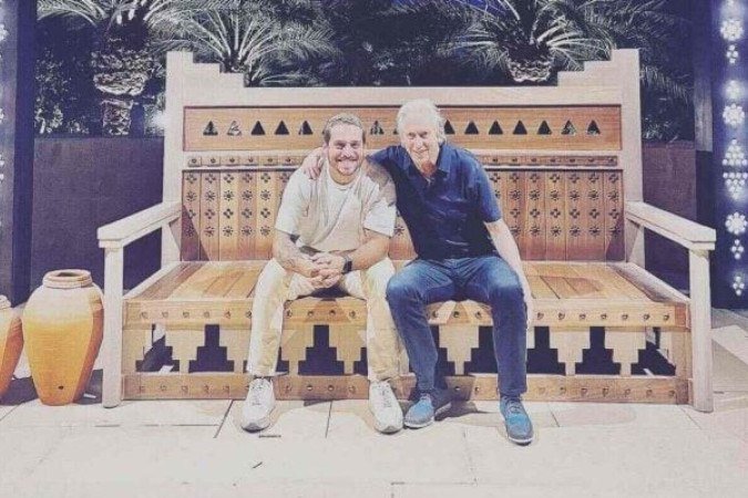 Mauro e Jorge Jesus - (crédito: Reprodução / Instagram) Mauro e Jorge Jesus - (crédito: Reprodução / Instagram)