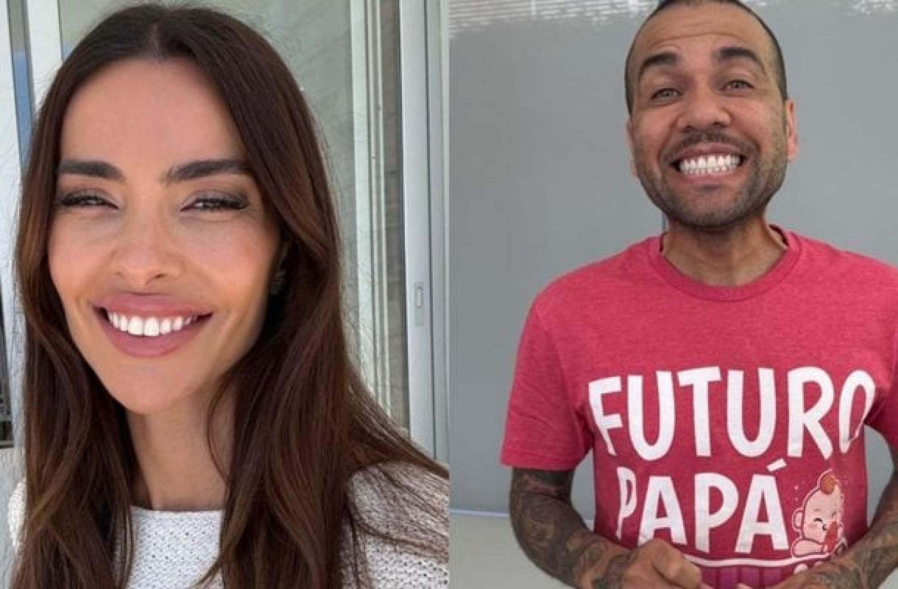 Mulher divulga primeiro registro de Daniel Alves após notícia da gravidez