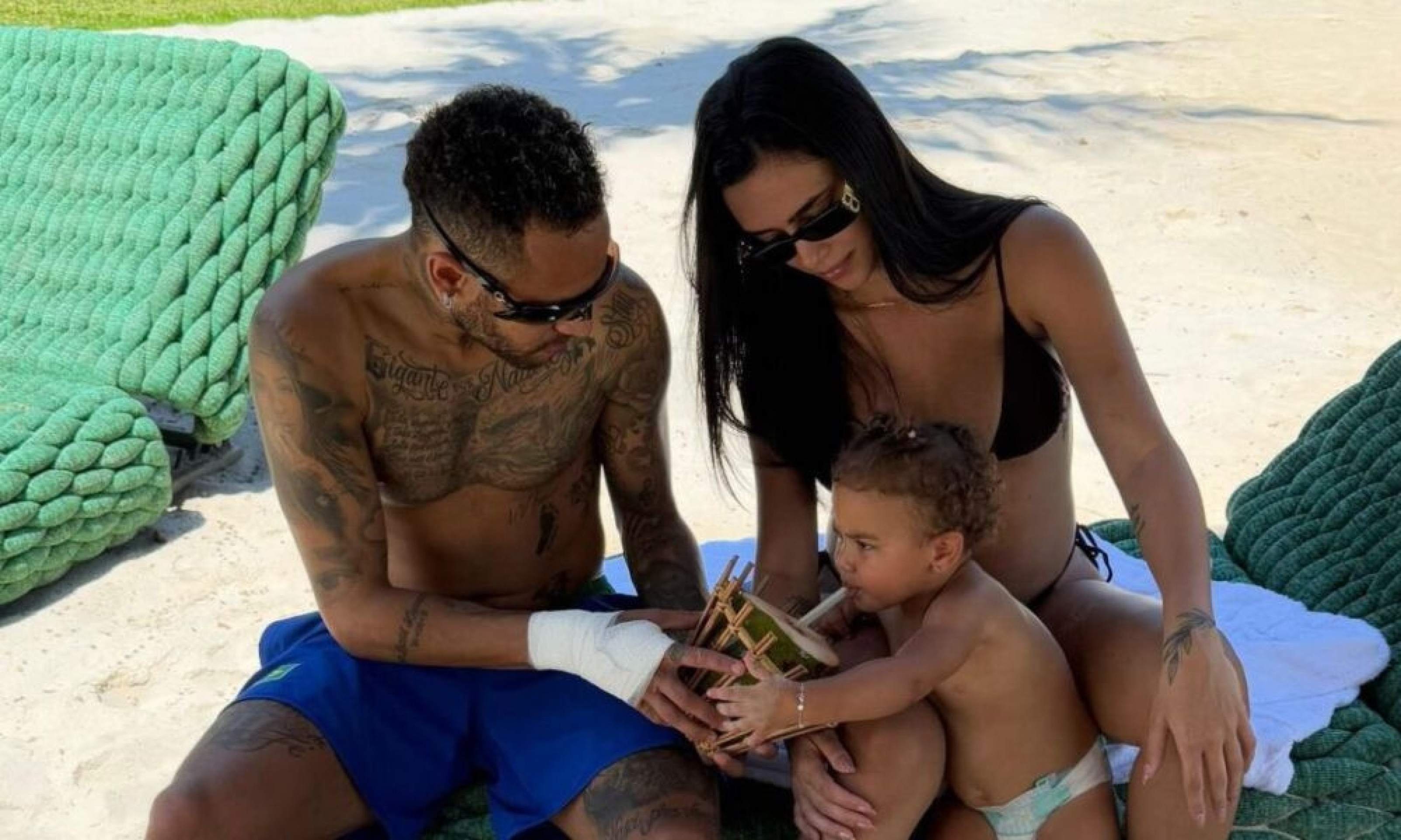 Após rumores de traição, Neymar e Bruna Biancardi aparecem juntos -  (crédito: Tupi - Pablo Oliveira)
