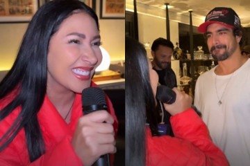 Simaria e Caio Castro trocam olhares em festa na mansão de Carlinhos Maia
- (crédito: Redes Sociais) Simaria e Caio Castro trocam olhares em festa na mansão de Carlinhos Maia
- (crédito: Redes Sociais)