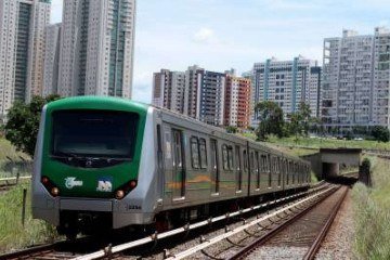Metrô - DF registra furto de mangueiras de incêndio, principalmente em estações da Asa Sul. -  (crédito:  Luis Nova/Esp. CB/D.A Press)