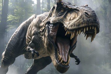 Couro de dinossauro? Projeto visa recriar material a partir de DNA sintético e colágeno fossilizado -  (crédito: Freepik)