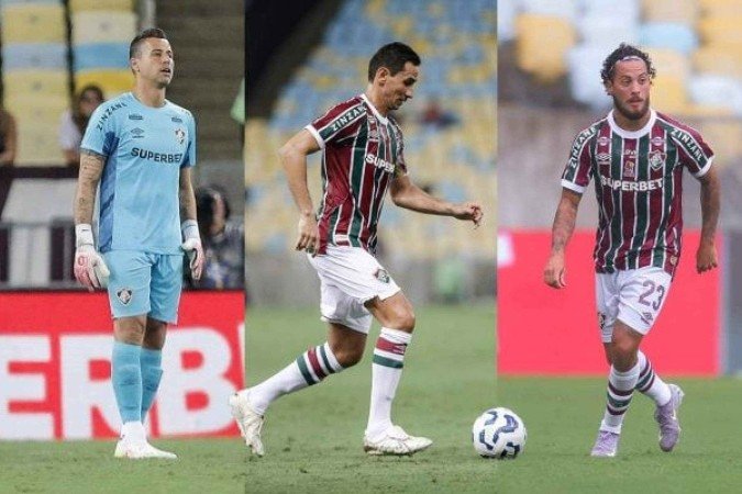 Alguns jogadores do Fluminense têm contrato até o fim da temporada - (crédito: Fotos: Lucas Merçon e Marcelo Gonçalves/Fluminense) Alguns jogadores do Fluminense têm contrato até o fim da temporada - (crédito: Fotos: Lucas Merçon e Marcelo Gonçalves/Fluminense)