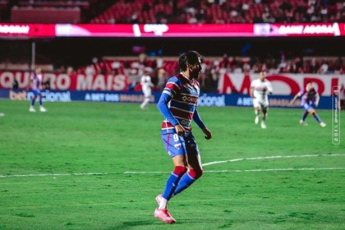 FORTALEZA - Fez um jogo muito bom. Tanto que teve mais oportunidades claras e poderia muito bem vencer o jogo. Breno Lopes e Kuscevic foram seus jogadores mais ativos. NOTA 6,0. Foto: Matheus Amorim/Fortaleza EC
