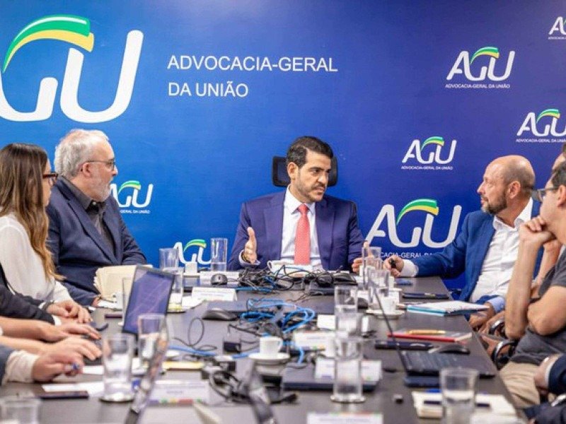 Reunião do Grupo Especial de combate às Fraudes no Instituto Nacional do Seguro Social (INSS) -  (crédito: Renato Menezes/Ascom AGU)