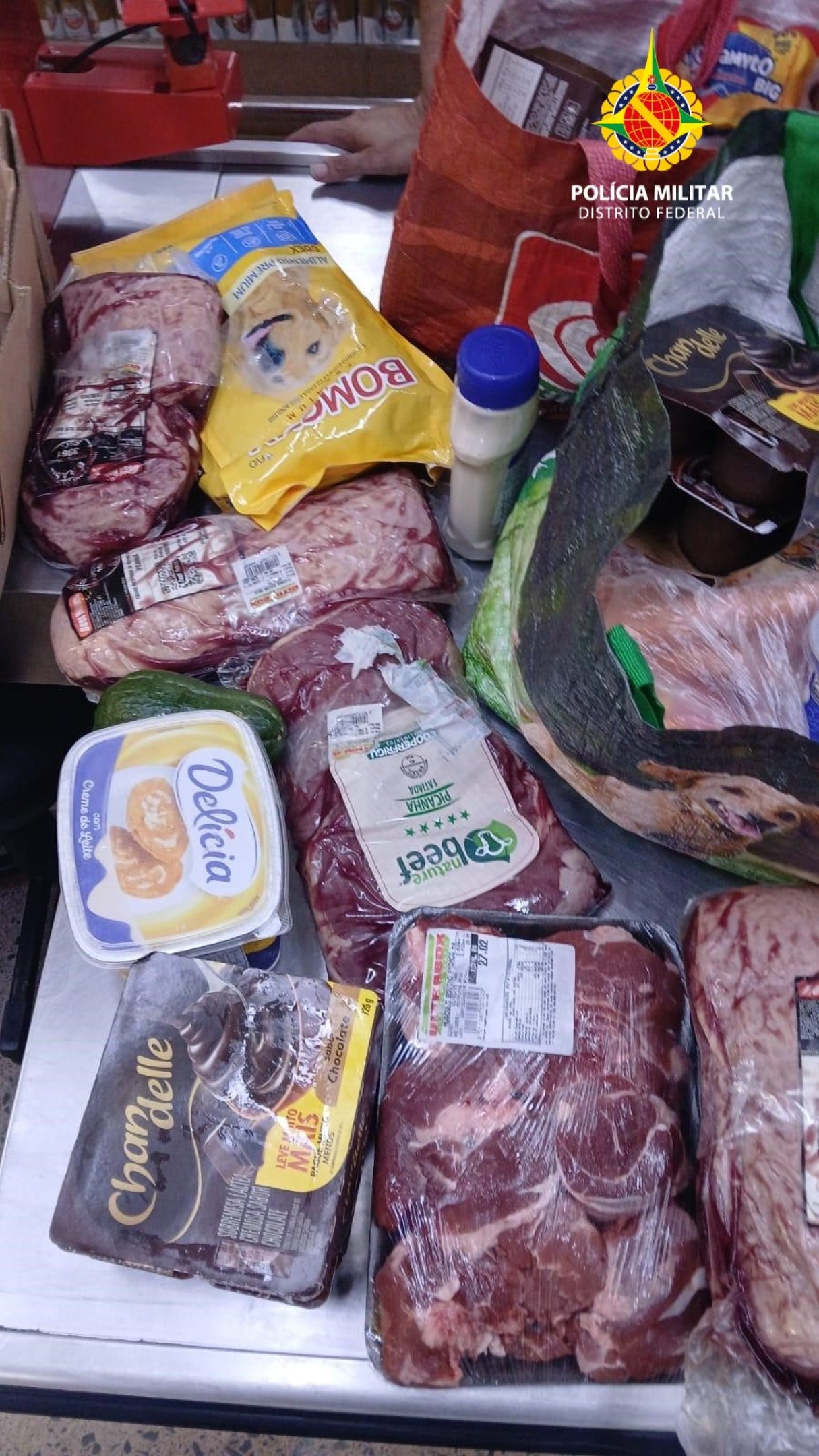 Homem é preso por furtar mais de R$ 1 mil em mercadorias de supermercado