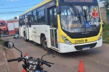 atropelamento sao sebastião -  (crédito: Divulgação/CBMDF)