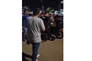 O segurança iniciou as agressões com uma cabeçada -  (crédito: Material cedido ao Correio)