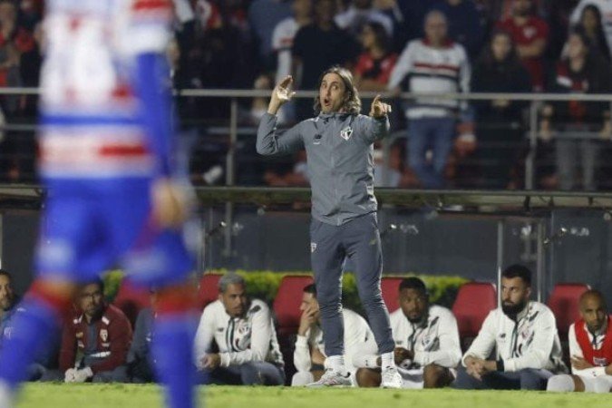 Zubeldía empatou seis partidas neste Brasileirão - (crédito: Foto: Paulo Pinto/São Paulo FC) Zubeldía empatou seis partidas neste Brasileirão - (crédito: Foto: Paulo Pinto/São Paulo FC)