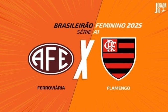 Ferroviária e Flamengo duelam neste domingo pelo Brasileirão Feminino - (crédito: Arte: Jogada10) Ferroviária e Flamengo duelam neste domingo pelo Brasileirão Feminino - (crédito: Arte: Jogada10)