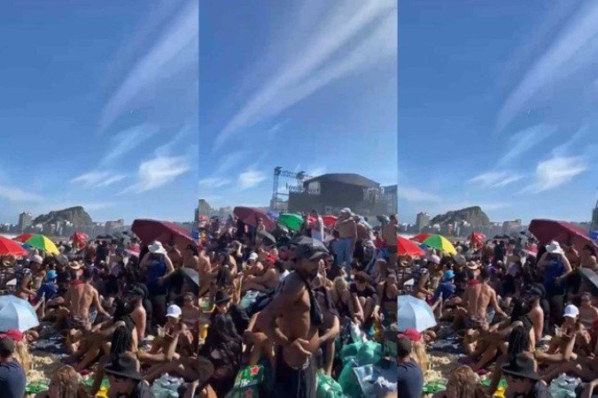Fãs lotam praia de Copacabana para ver o show de Lady Gaga - (crédito: Material cedido ao Correio) Fãs lotam praia de Copacabana para ver o show de Lady Gaga - (crédito: Material cedido ao Correio)