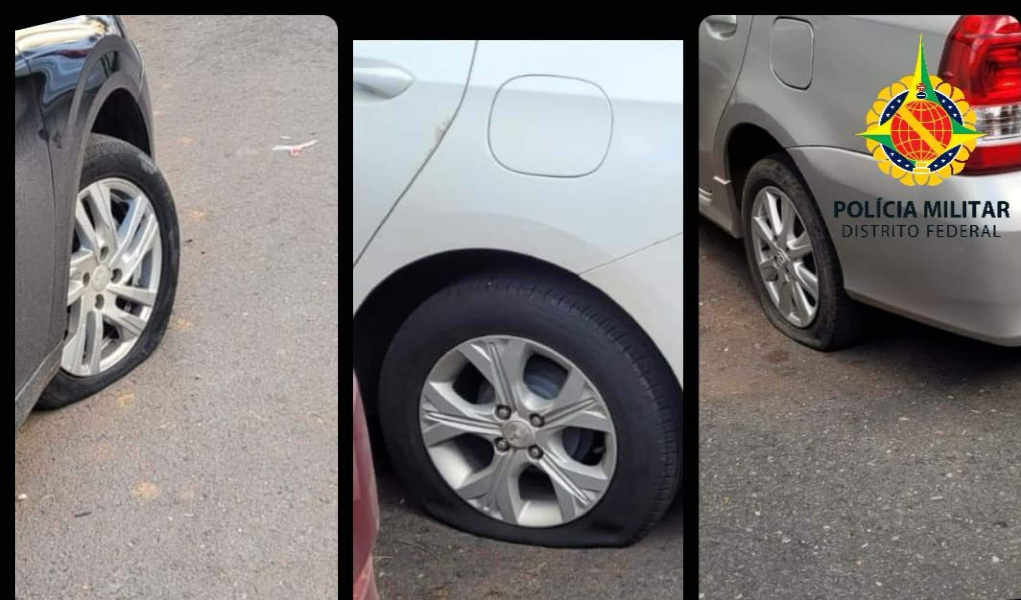 Homem suspeito de furar pneus na Asa Norte é localizado pela polícia