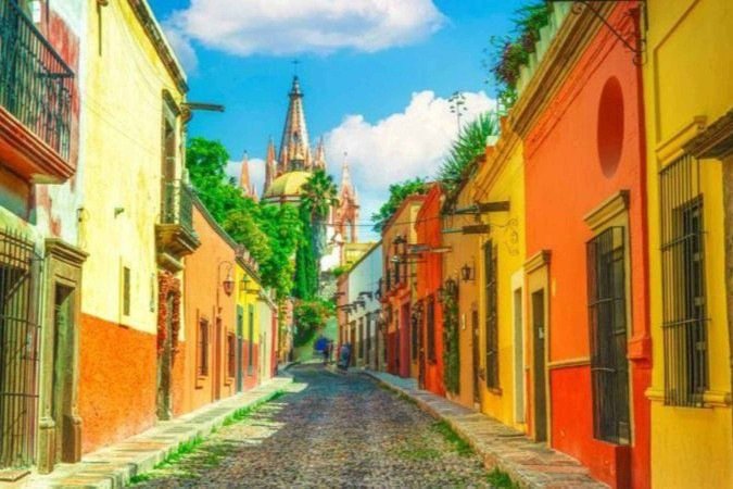 Detalhe de San Miguel de Allende, no México - (crédito: Getty Images) Detalhe de San Miguel de Allende, no México - (crédito: Getty Images)