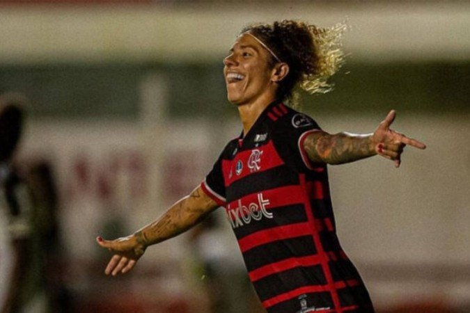 Cristiane marcou o primeiro gol do Flamengo - (crédito: Divulgação/CBF) Cristiane marcou o primeiro gol do Flamengo - (crédito: Divulgação/CBF)