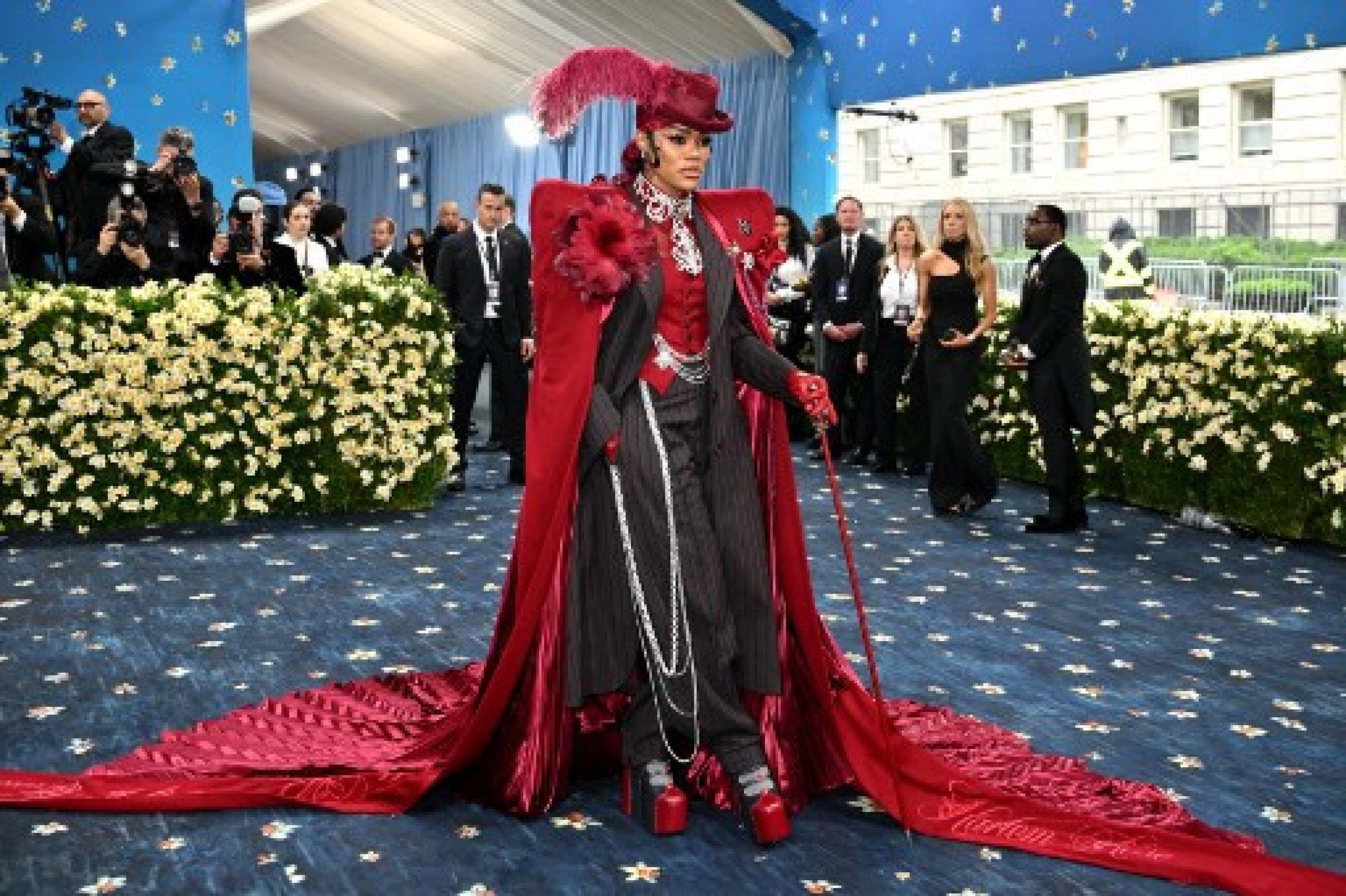 A cantora e compositora Teyana Taylor no Met Gala 2025