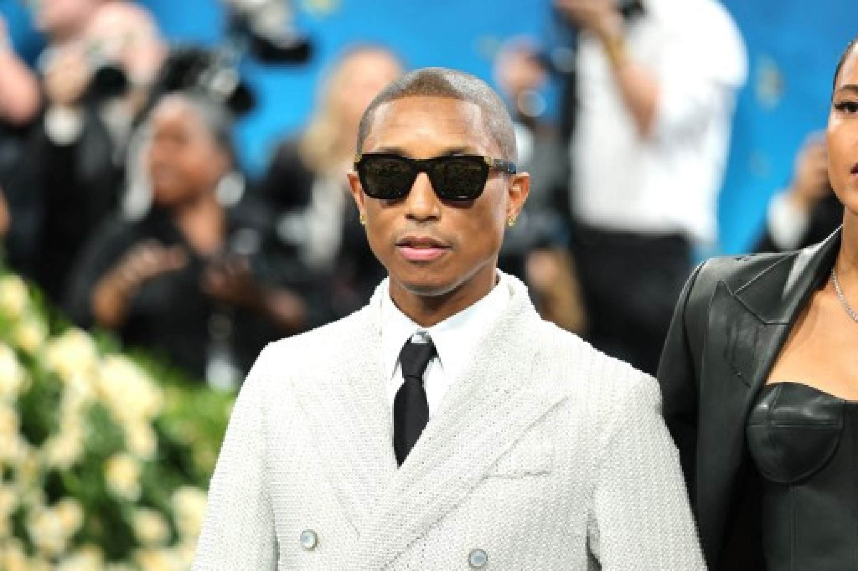 Grande nome do hip-hop americano, Pharrell Williams, no Met Gala 