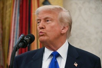 O presidente dos Estados Unidos, Donald Trump -  (crédito: Jim WATSON / AFP)