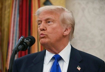 O presidente dos Estados Unidos, Donald Trump -  (crédito: Jim WATSON / AFP)