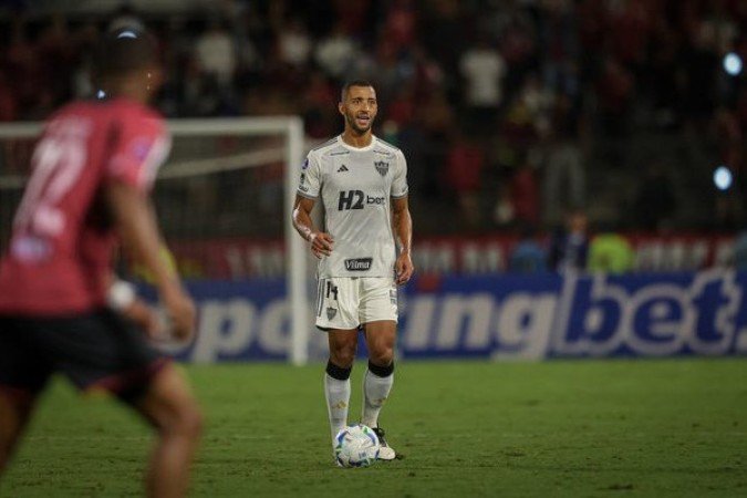 VITOR HUGO - Apesar de ter jogado apenas os minutos finais, quase comprometeu o resultado, com um lance que quase resultou em gol e uma jogada que quase resultou em pênalti. Nota: 4,5 - Foto: Pedro Souza/Atlético-MG