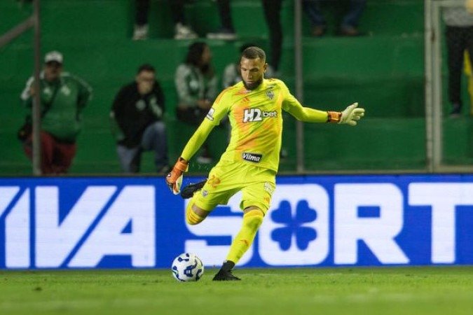 EVERSON - Apareceu com grandes defesas, principalmente na reta final de jogo, que garantiram a vitória alvinegra na Serra Gaúcha. Nota: 7,5 - Foto: Pedro Souza/Atlético-MG