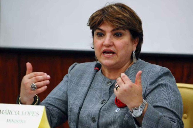 Márcia Lopes, nova ministra das Mulheres
- (crédito: Renato Araújo/Agência Brasil) Márcia Lopes, nova ministra das Mulheres
- (crédito: Renato Araújo/Agência Brasil)