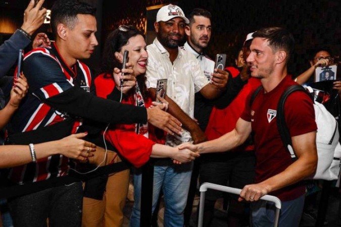 São Paulo já está em Lima para duelo pela Libertadores - (crédito: Foto: Rubens Chiri / saopaulofc) São Paulo já está em Lima para duelo pela Libertadores - (crédito: Foto: Rubens Chiri / saopaulofc)