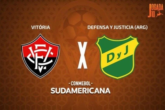 Vitória está em busca de sua primeira vitória na Sul-Americana - (crédito: Foto: Arte/Jogada10) Vitória está em busca de sua primeira vitória na Sul-Americana - (crédito: Foto: Arte/Jogada10)