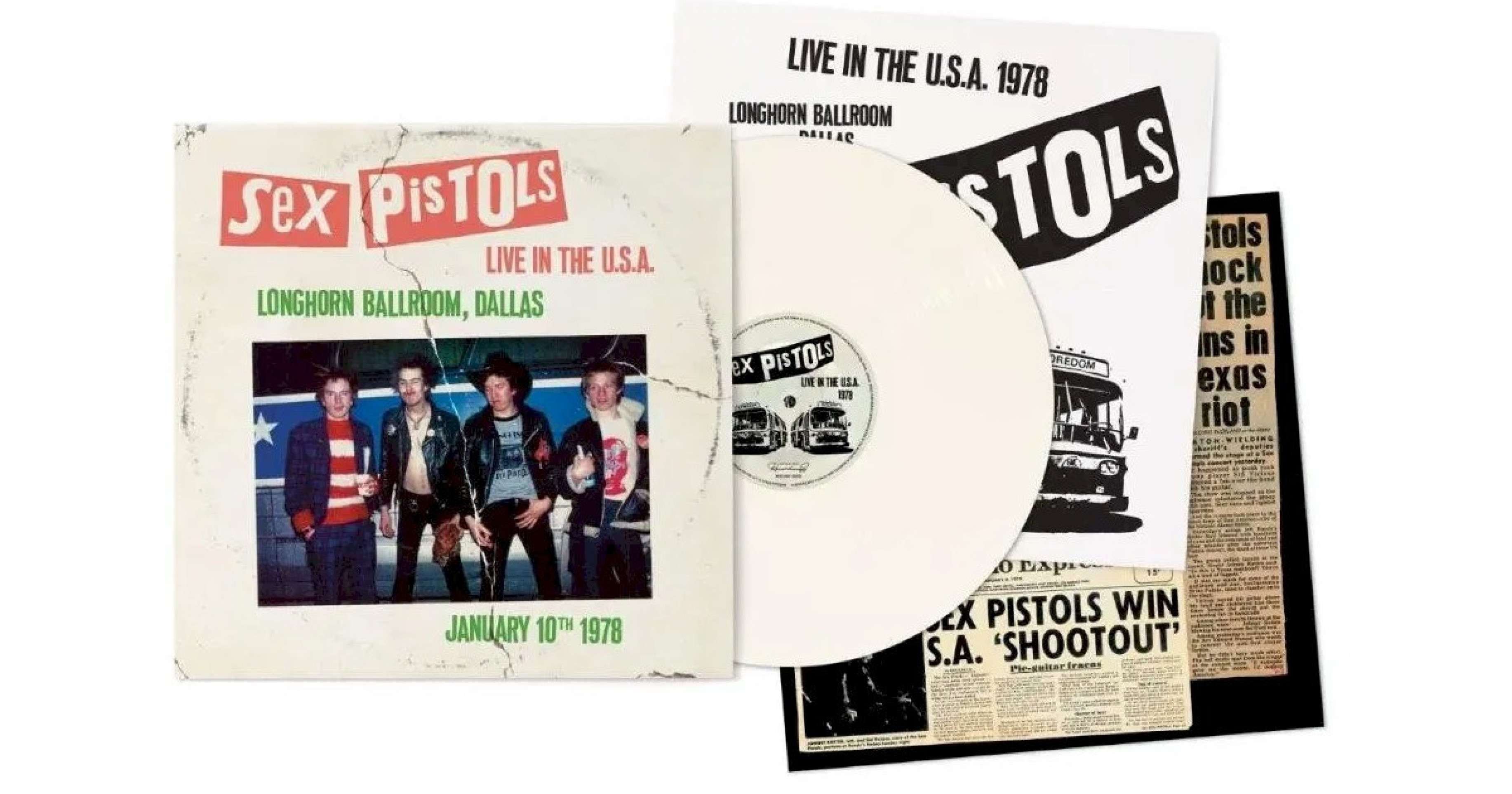 Punk em sua essência: show de 1978 do Sex Pistols ganha edição em vinil