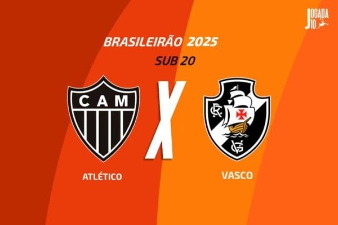 Atlético-MG recebe o Vasco em jogo pelo Brasileirão Sub-20 - (crédito: Arte: Jogada10) Atlético-MG recebe o Vasco em jogo pelo Brasileirão Sub-20 - (crédito: Arte: Jogada10)