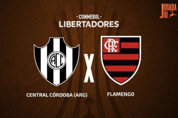 Central Córdoba e Flamengo duelam pela quarta rodada da Libertadores - (crédito: Arte: Jogada10) Central Córdoba e Flamengo duelam pela quarta rodada da Libertadores - (crédito: Arte: Jogada10)