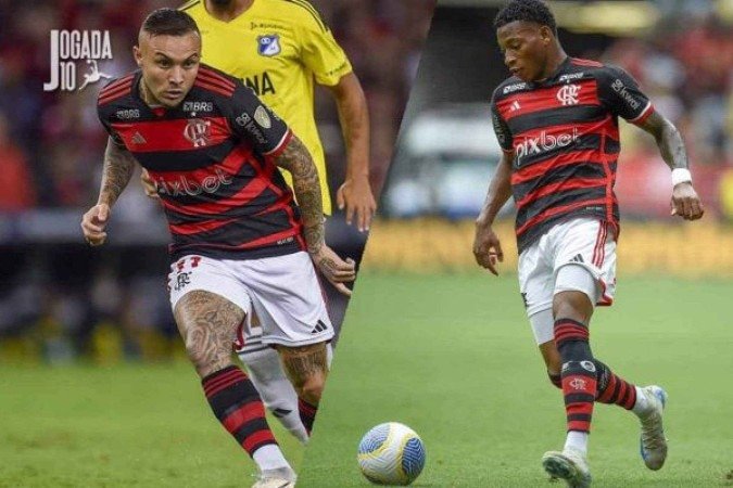 Cebolinha e Plata estão fora de jogo da Libertadores - (crédito: Fotos: Marcelo Cortes /CRF) Cebolinha e Plata estão fora de jogo da Libertadores - (crédito: Fotos: Marcelo Cortes /CRF)