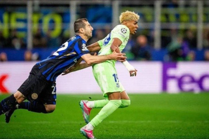 Yamal tentou, mas não conseguiu levar o Barcelona à final da Liga dos Campeões - (crédito: - Foto: German Parga / FC Barcelona) Yamal tentou, mas não conseguiu levar o Barcelona à final da Liga dos Campeões - (crédito: - Foto: German Parga / FC Barcelona)