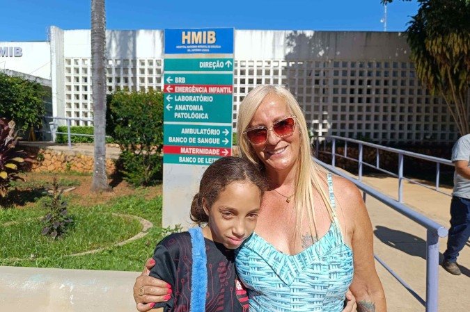 Tânia Dinis preocupada com os problemas da neta Yasmim - (crédito: Ana Carolina Alves) Tânia Dinis preocupada com os problemas da neta Yasmim - (crédito: Ana Carolina Alves)