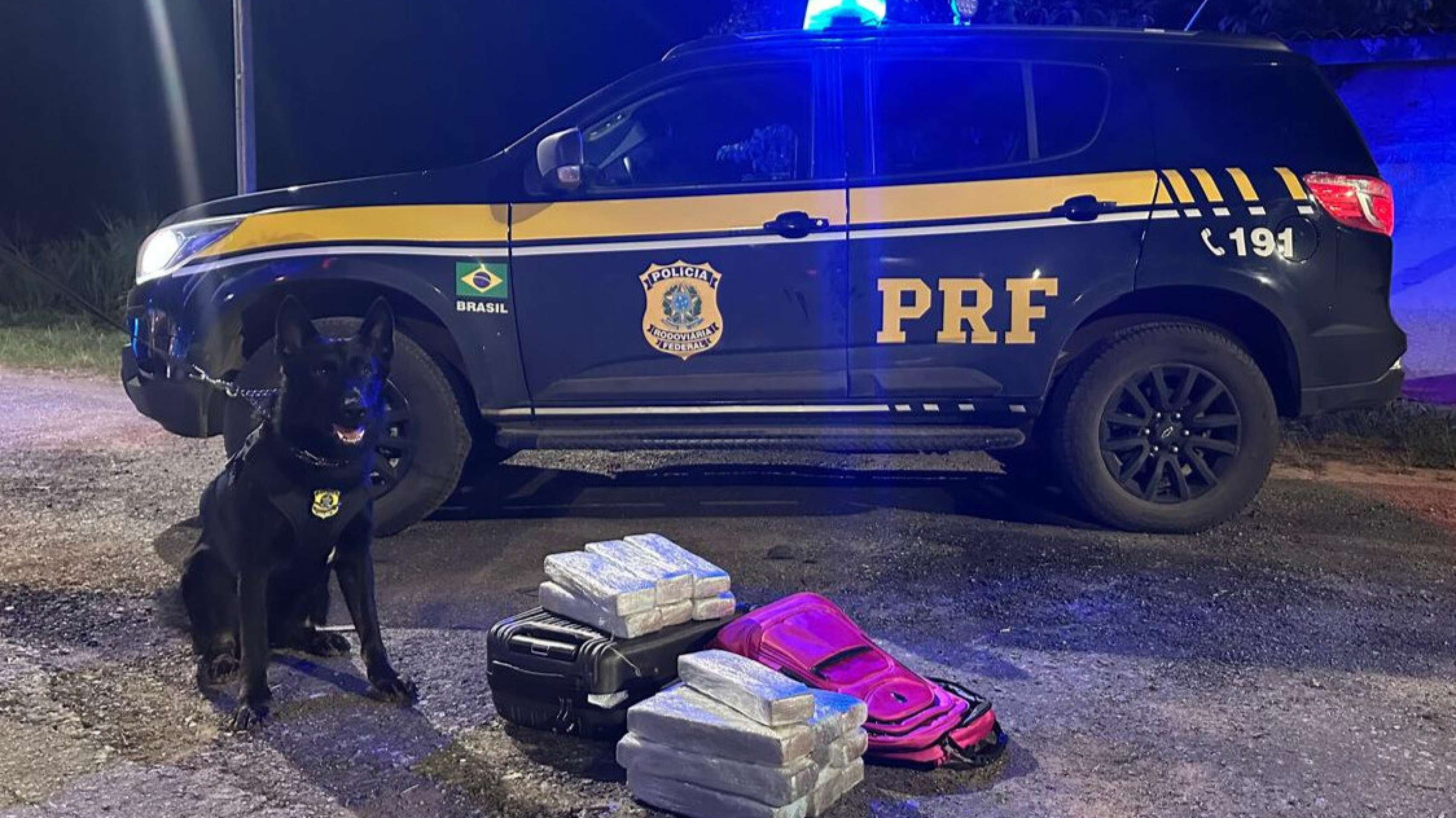Mais de 16 kg de maconha são apreendidos pela PRF em ônibus na BR 040 Mais de 16 kg de maconha são apreendidos pela PRF em ônibus na BR 040