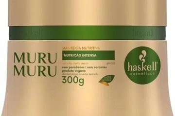 Haskell Máscara Manteiga Nutritiva Murumuru 300g, da Haskell Cosméticos (R$ 54,45)