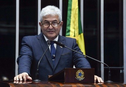 Senador Marcos Pontes, autor do texto, comemorou a aprovação por 11 votos favoráveis -  (crédito:  Jefferson Rudy/Agência Senado)