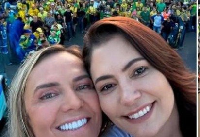 Michele Bolsonaro rebate Izalci e reafirma apoio a Celina no DF -  (crédito: Instagram)
